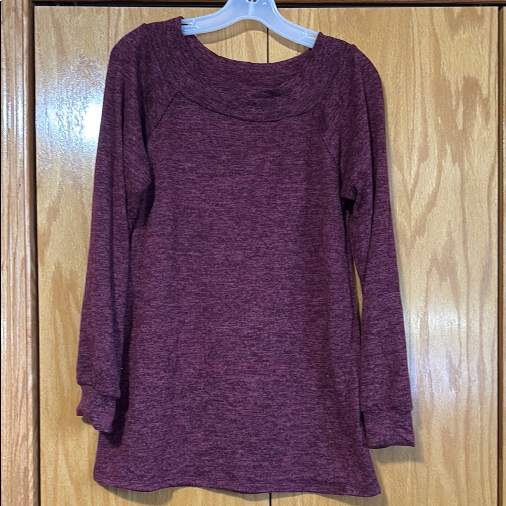Magic Fit Maroon Long Sleeve Top for Casual Wear